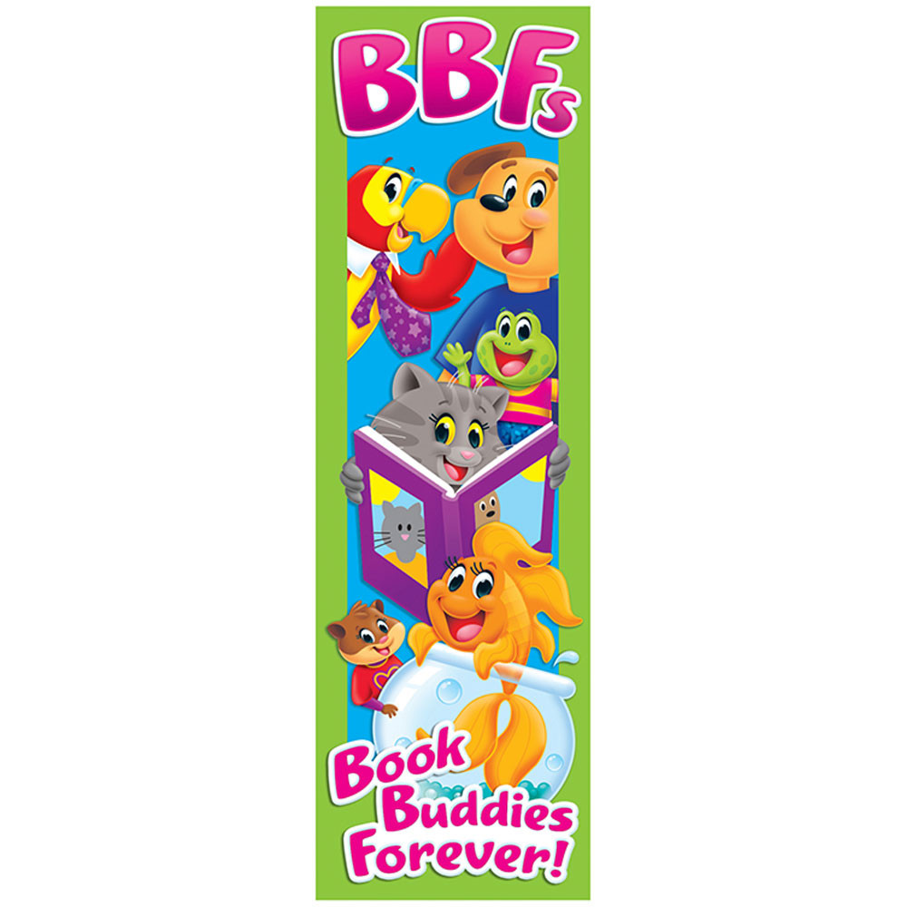T-12130 - Playtime Pal Book Buddies Bookmarks Bold Strokes Dream 36Ct in Bookmarks
