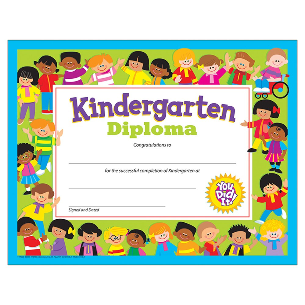 T-17005 - Kindergarten Diploma in Certificates