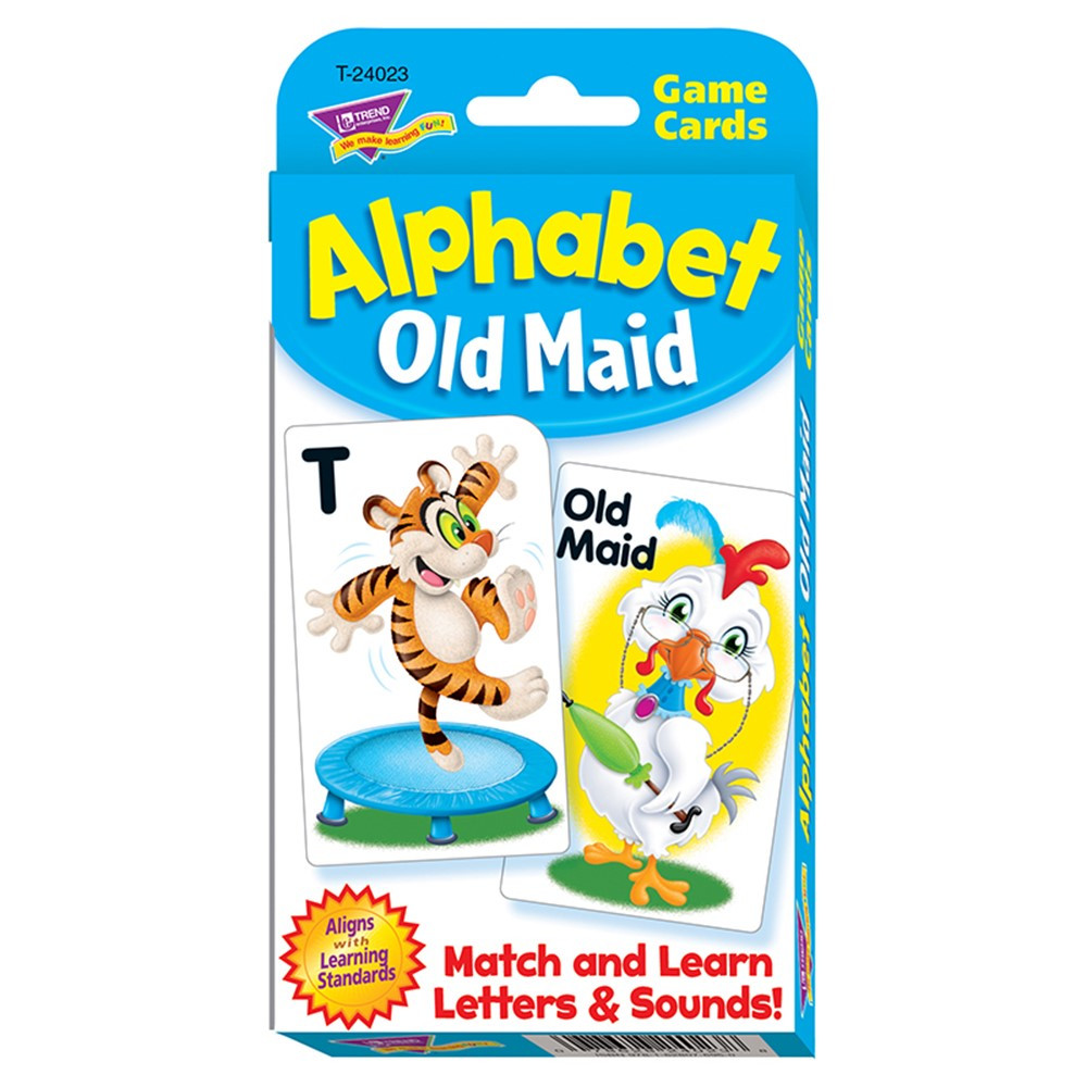 T-24023 - Alphabet Old Maid Challenge Cards in Card Games