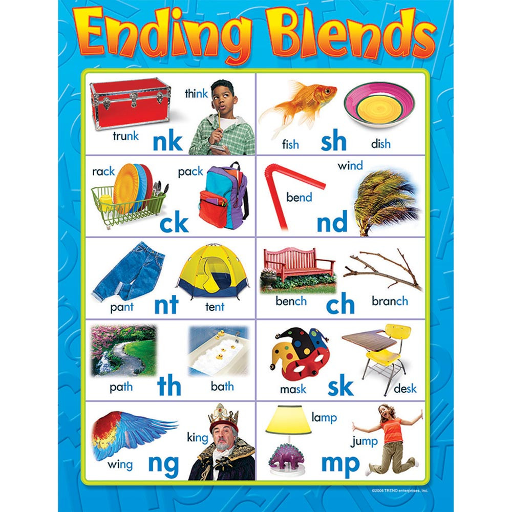 Ending Blends Chart