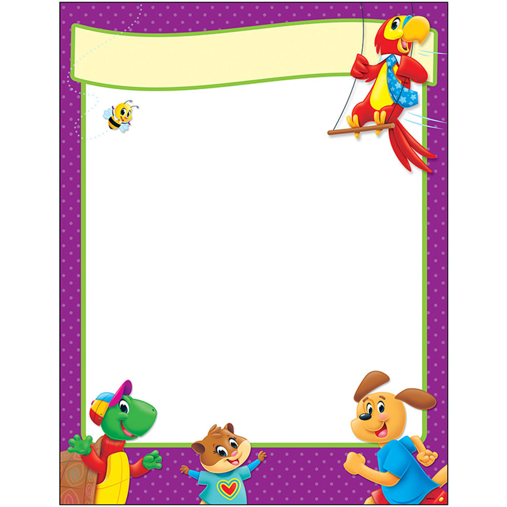 T-38457 - Blank Playtime Pals Learning Chart Learning in Language Arts