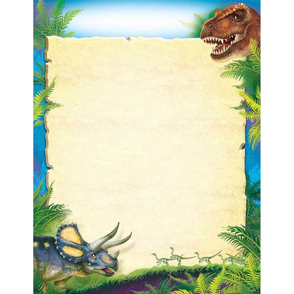 T-38491 - Blank Discovering Dinosaurs Learning Chart in Classroom Theme