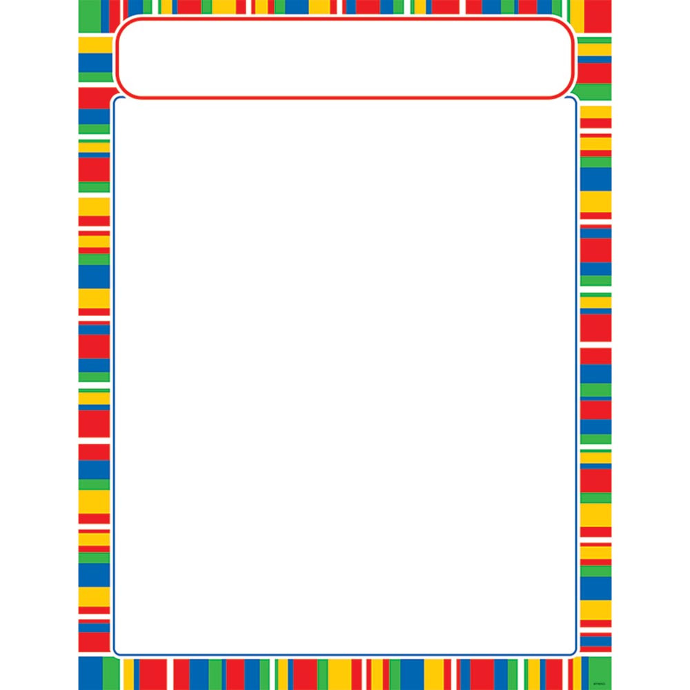 T-38634 - Stripe-Tacular Candy Learning Chart in Classroom Theme
