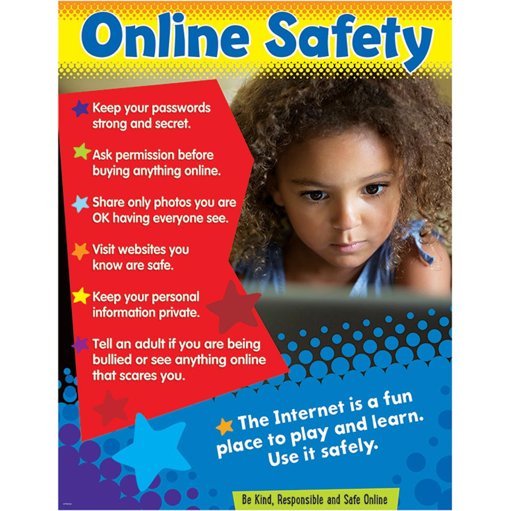 T-38645 - Online Safety Learning Chart Primary in Miscellaneous