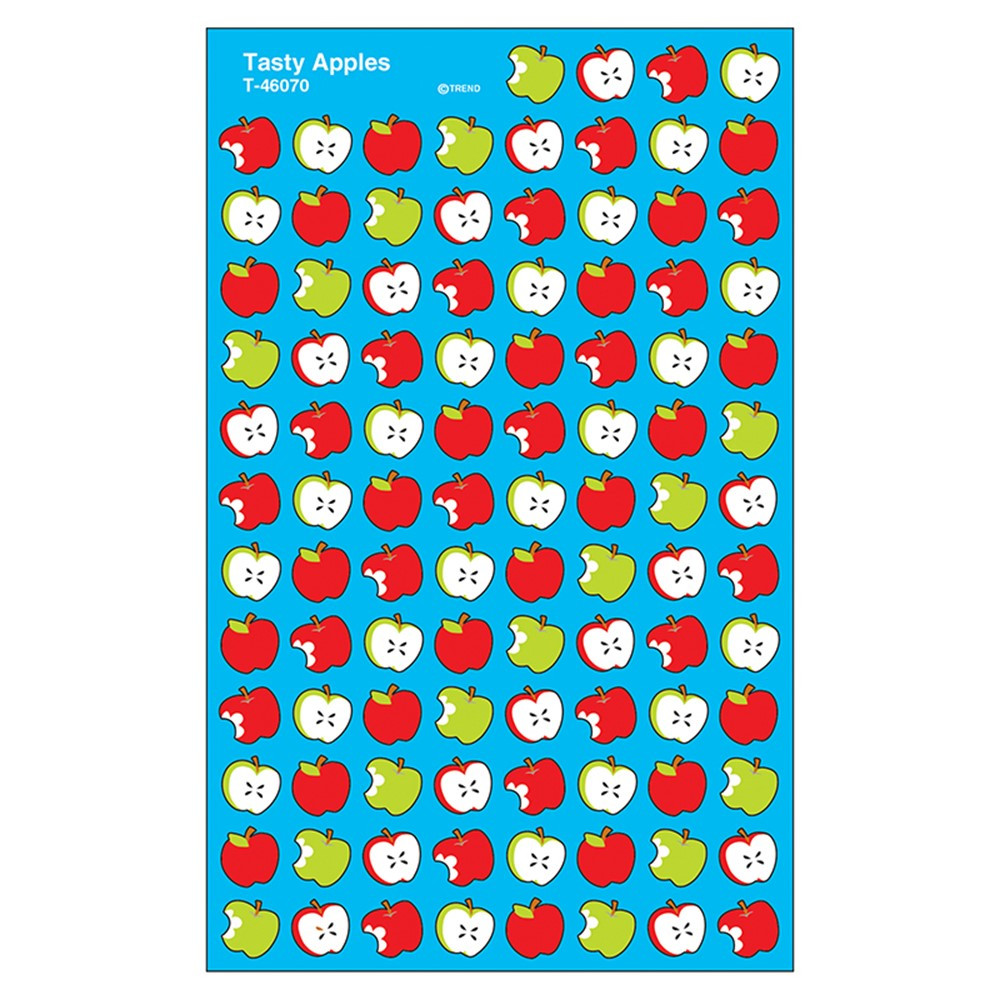 T-46070 - Supershapes Stickers Tasty Apples in Stickers