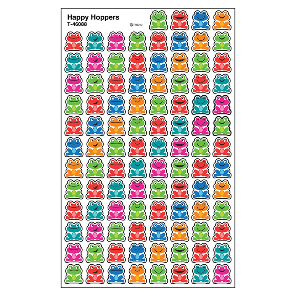 T-46088 - Happy Hoppers Supershape Stickers in Stickers