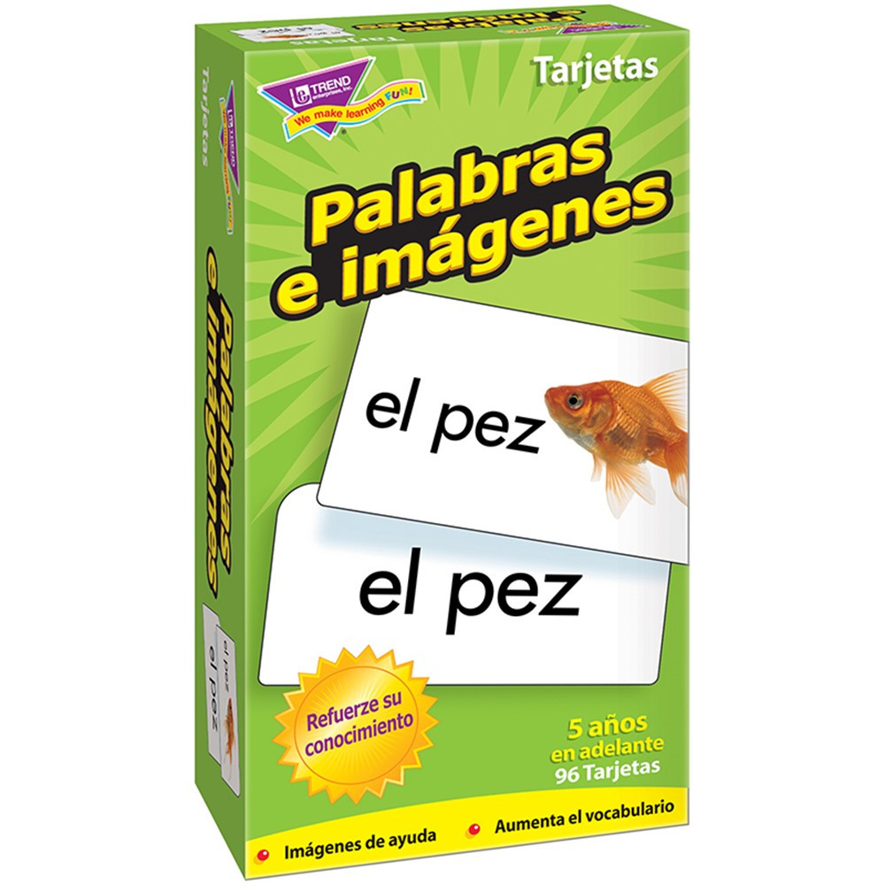 T-53006 - Flash Cards Palabras E 96/Box Imagenes in Flash Cards