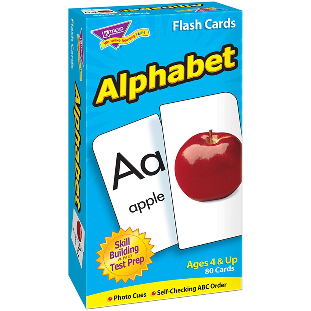 T-53012 - Flash Cards Alphabet 80/Box in Letter Recognition