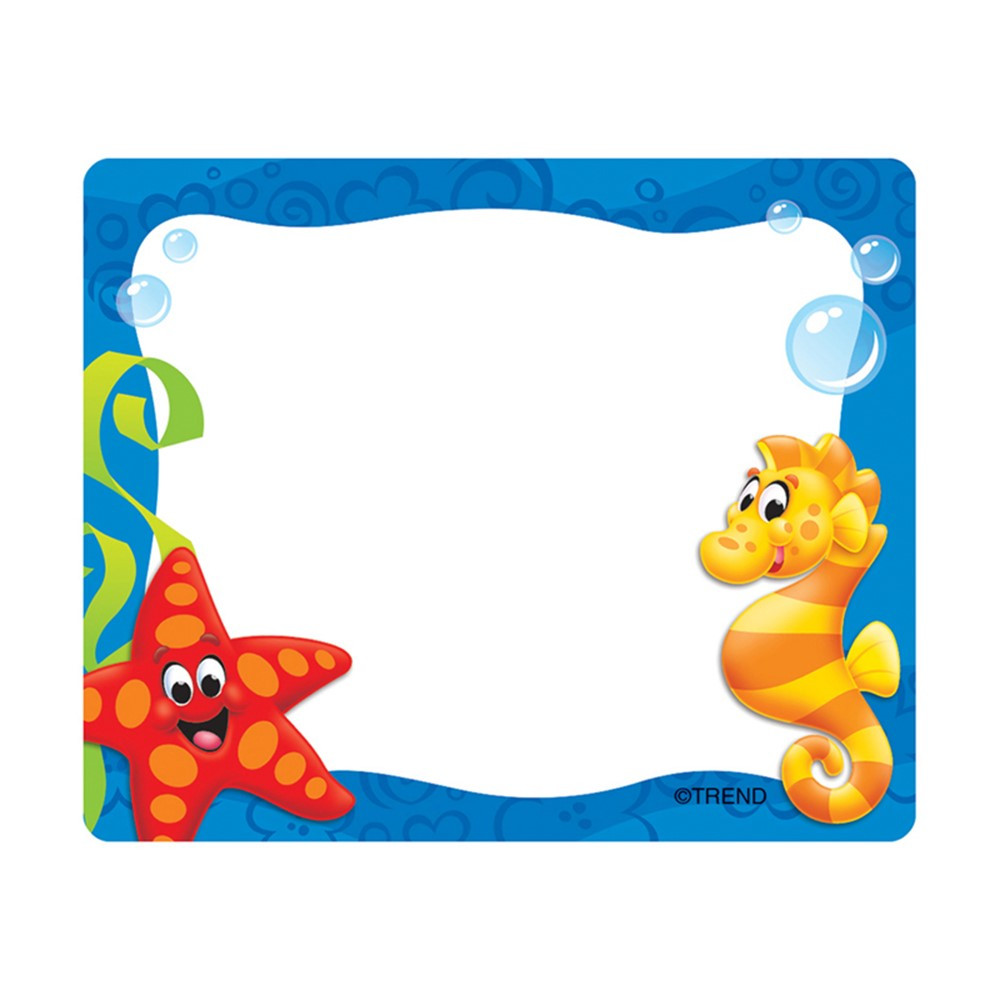 T-68083 - Sea Buddies Terrific Labels in Name Tags