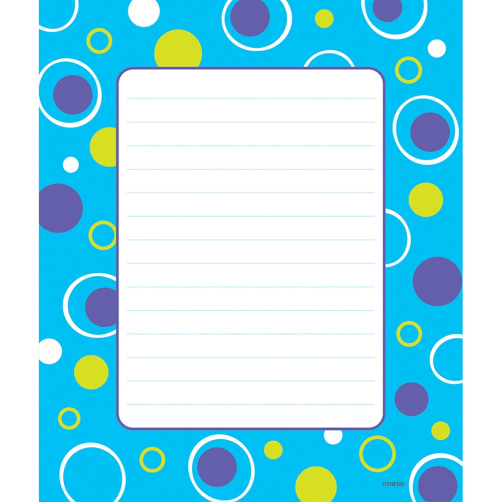 Blue Fizz Note Pad, 4-pack - T-72345BP | Trend Enterprises Inc. | Note Pads