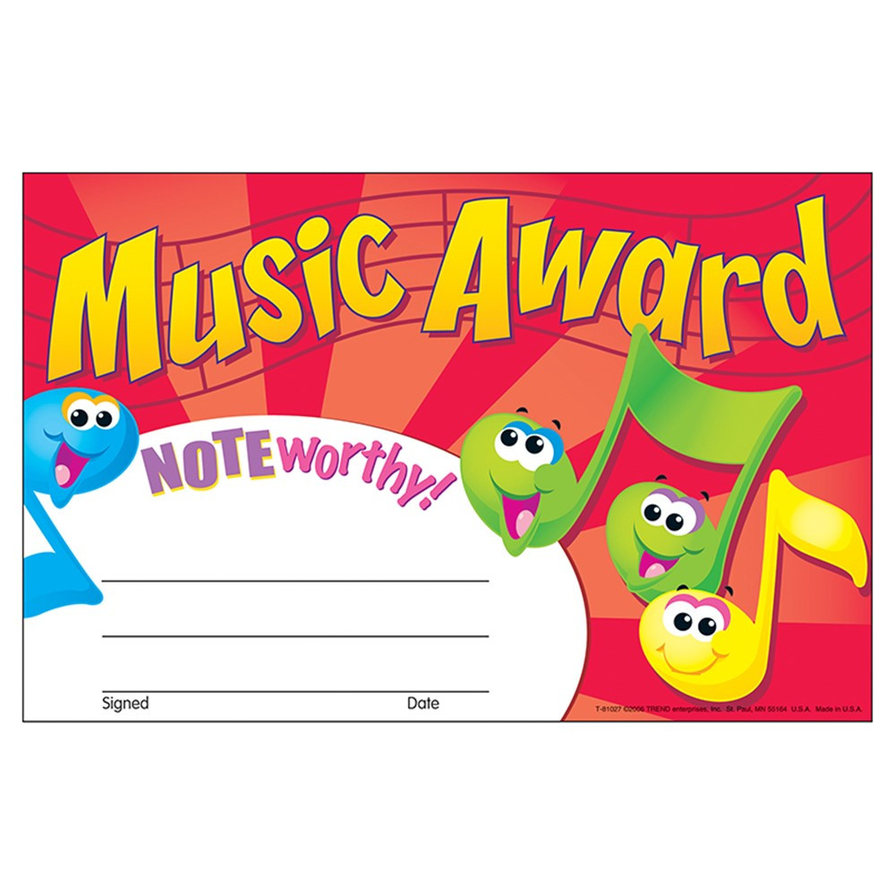T-81027 - Awards Music Award in Music