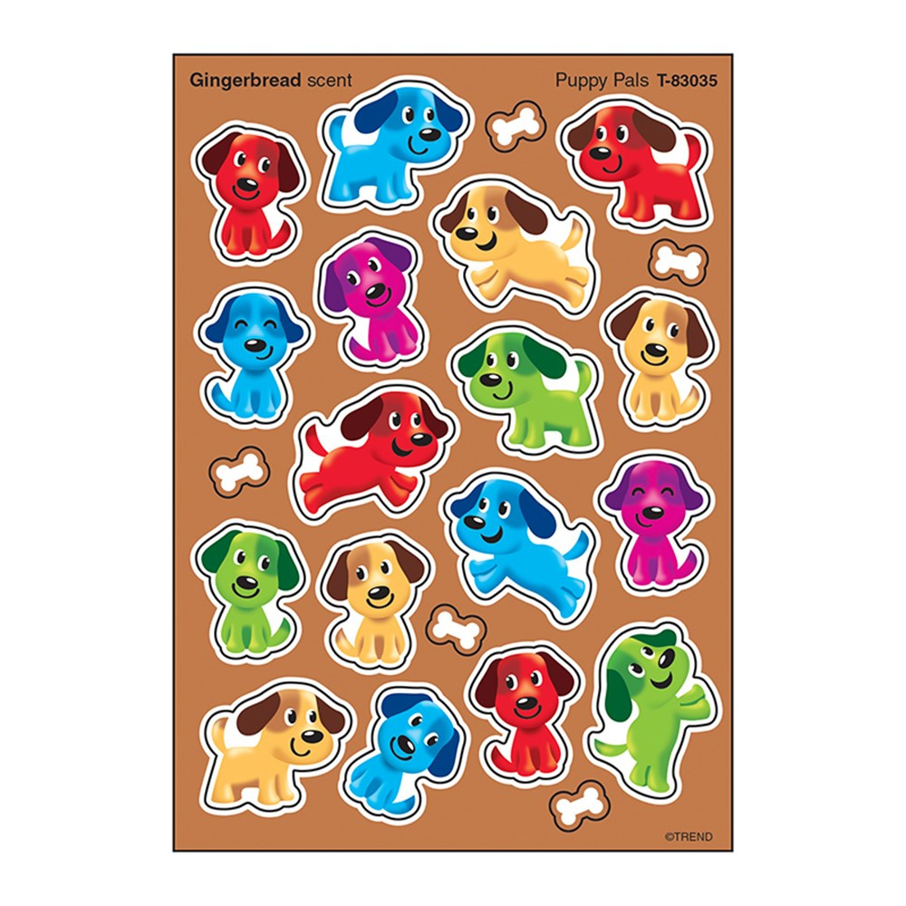 T-83035 - Puppy Pals Stinky Stickers Mixed in Stickers