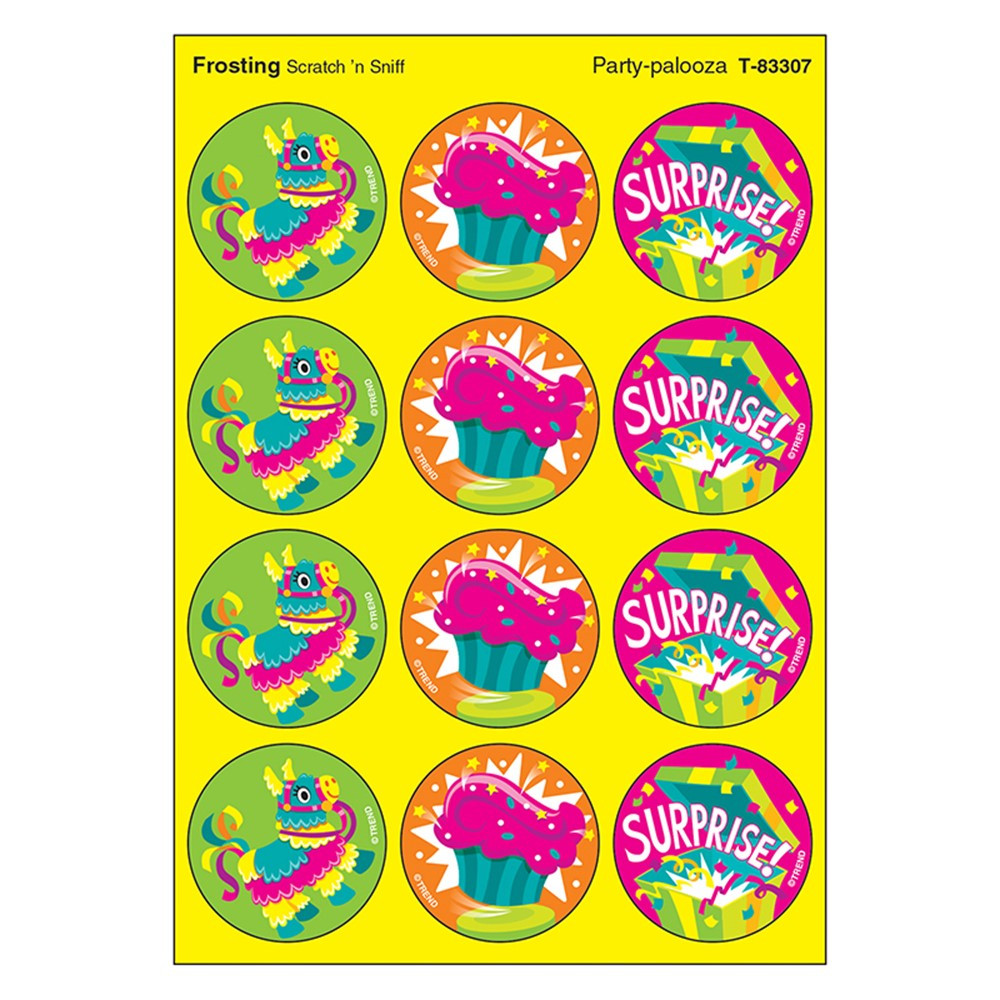 T-83307 - Party Palooza/Frosting Stinky Stickers in Stickers