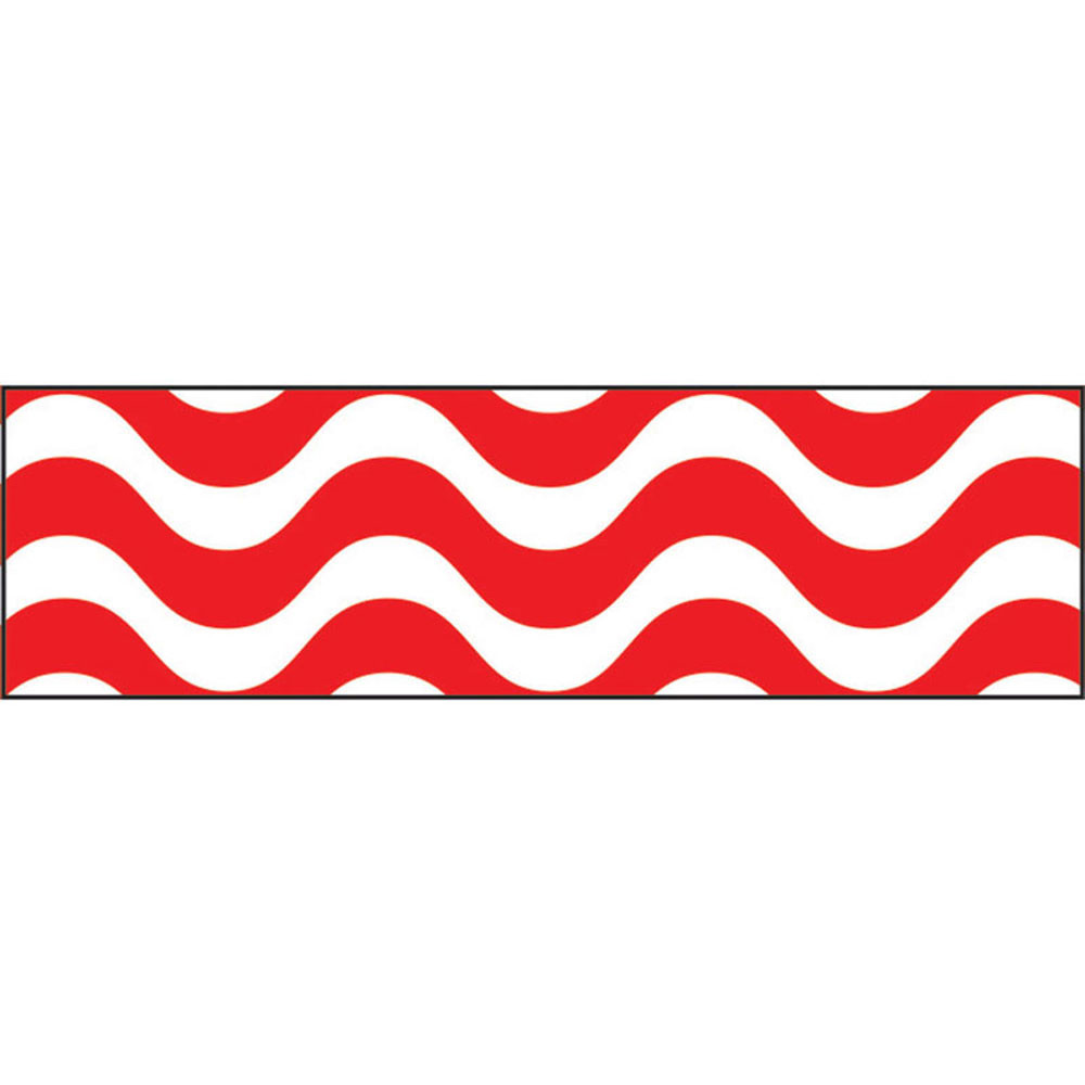 T-85155 - Wavy Red Bolder Borders in Border/trimmer