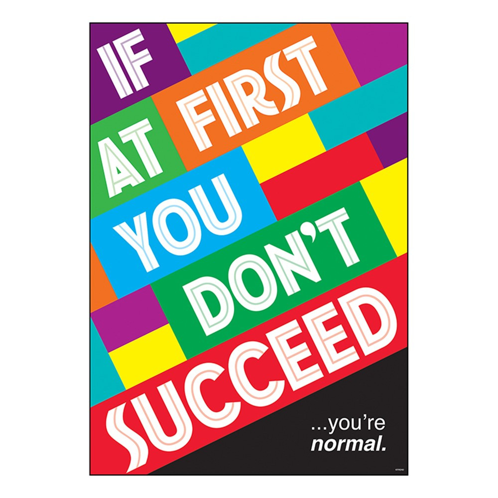T-A67087 - If At First You Dont Succeed Poster in Motivational