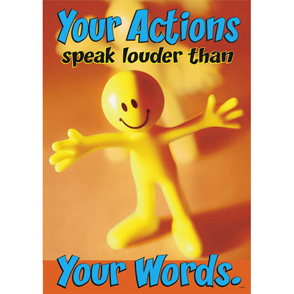 T-A67181 - Your Actions Speak Louder Than in Motivational