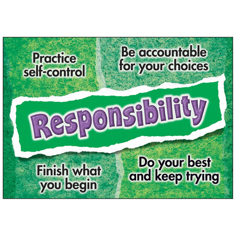 T-A67302 - Responsibility Poster in Motivational