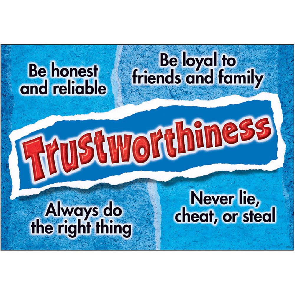 T-A67304 - Trustworthiness Poster in Motivational