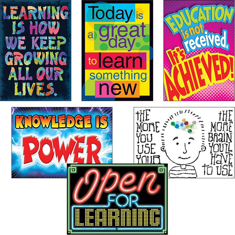 T-A67925 - Learning Power Posters Combo Pack in Motivational
