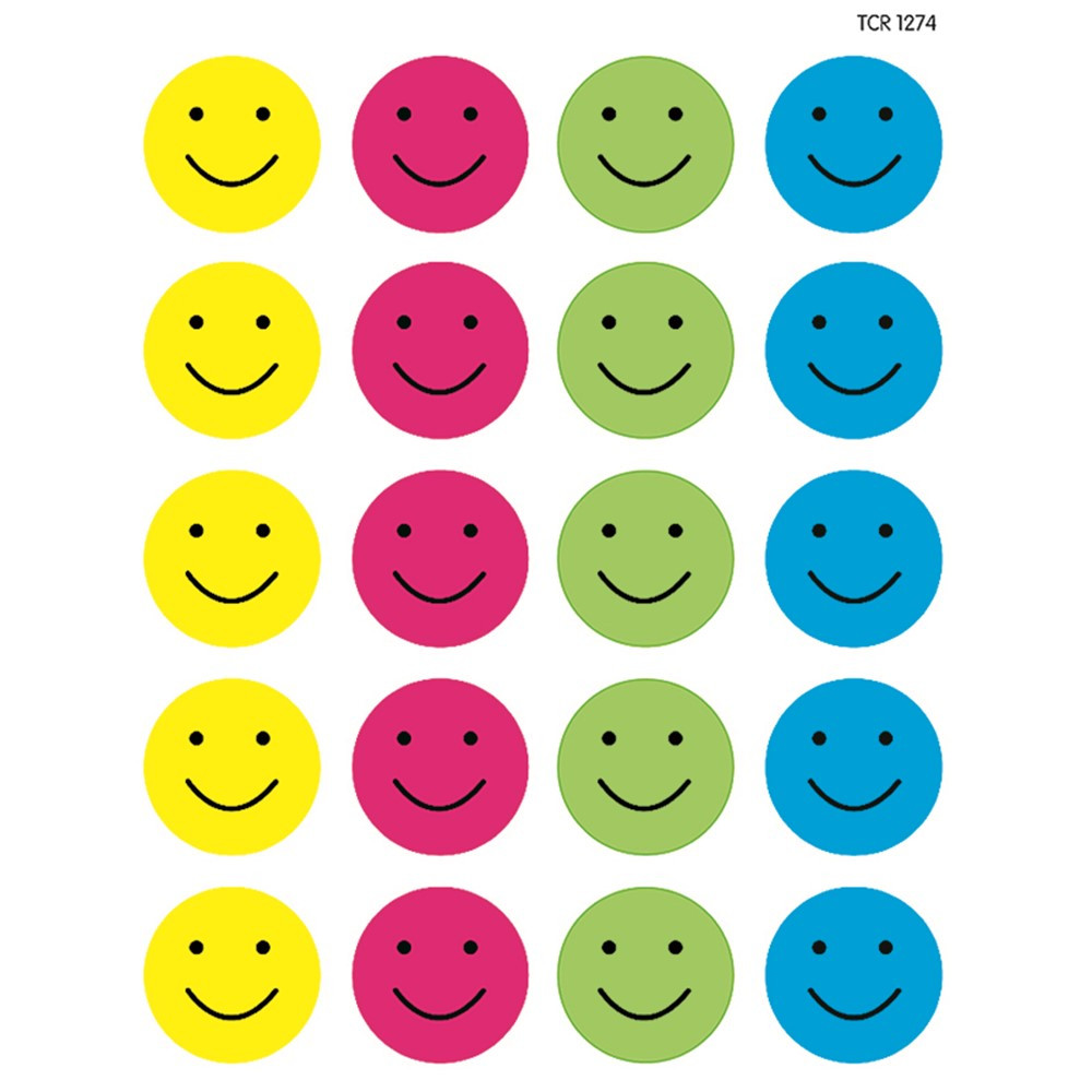 TCR1274 - Happy Faces Stickers in Stickers