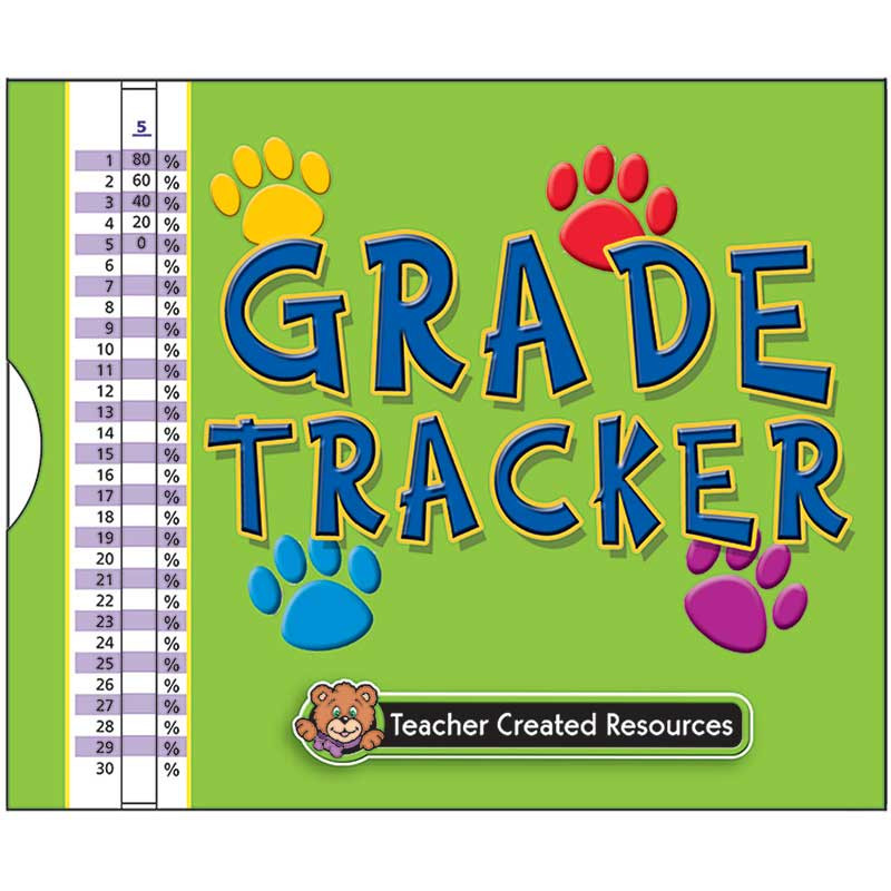 TCR1643 - Paw Print Grade Tracker in Graders