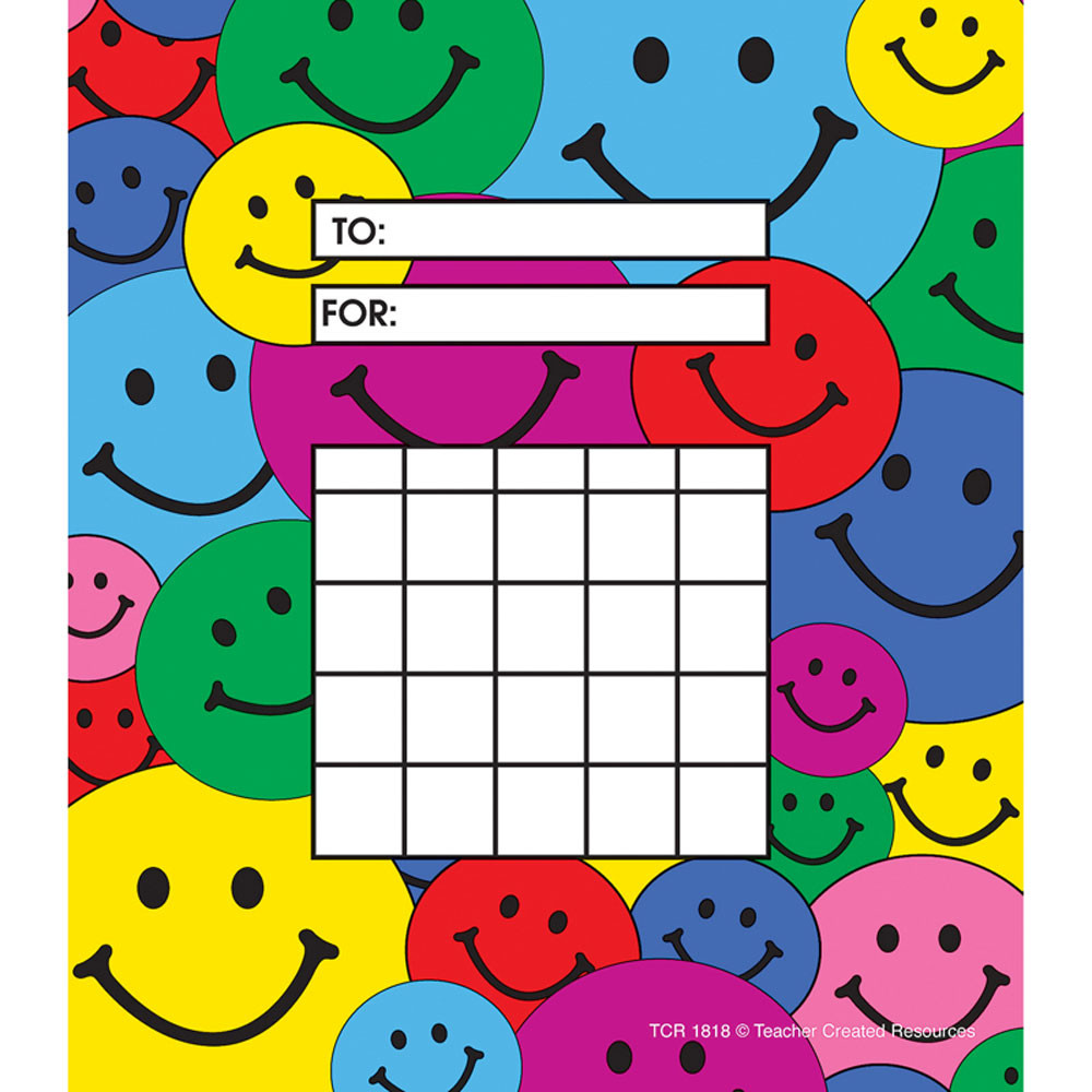 TCR1818 - Happy Faces 36Sht Incentive Charts in Incentive Charts