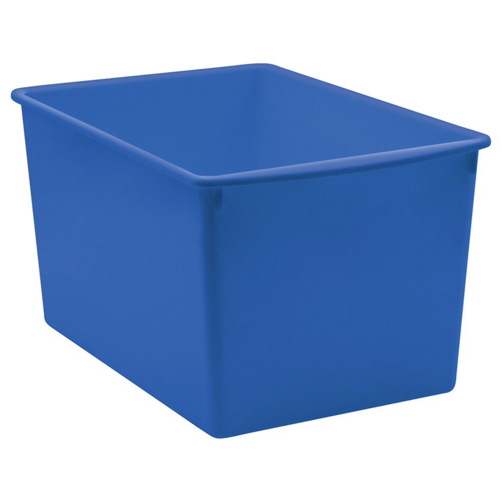 Blue Plastic Multi-Purpose Bin - TCR20430 | Teacher Created Resources | Storage Containers