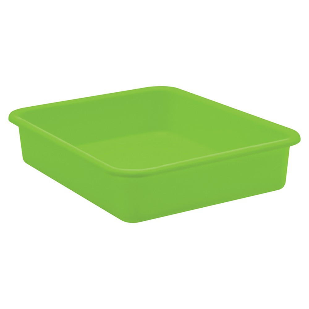 Lime Large Plastic Letter Tray - TCR20436 | Teacher Created Resources | Storage Containers