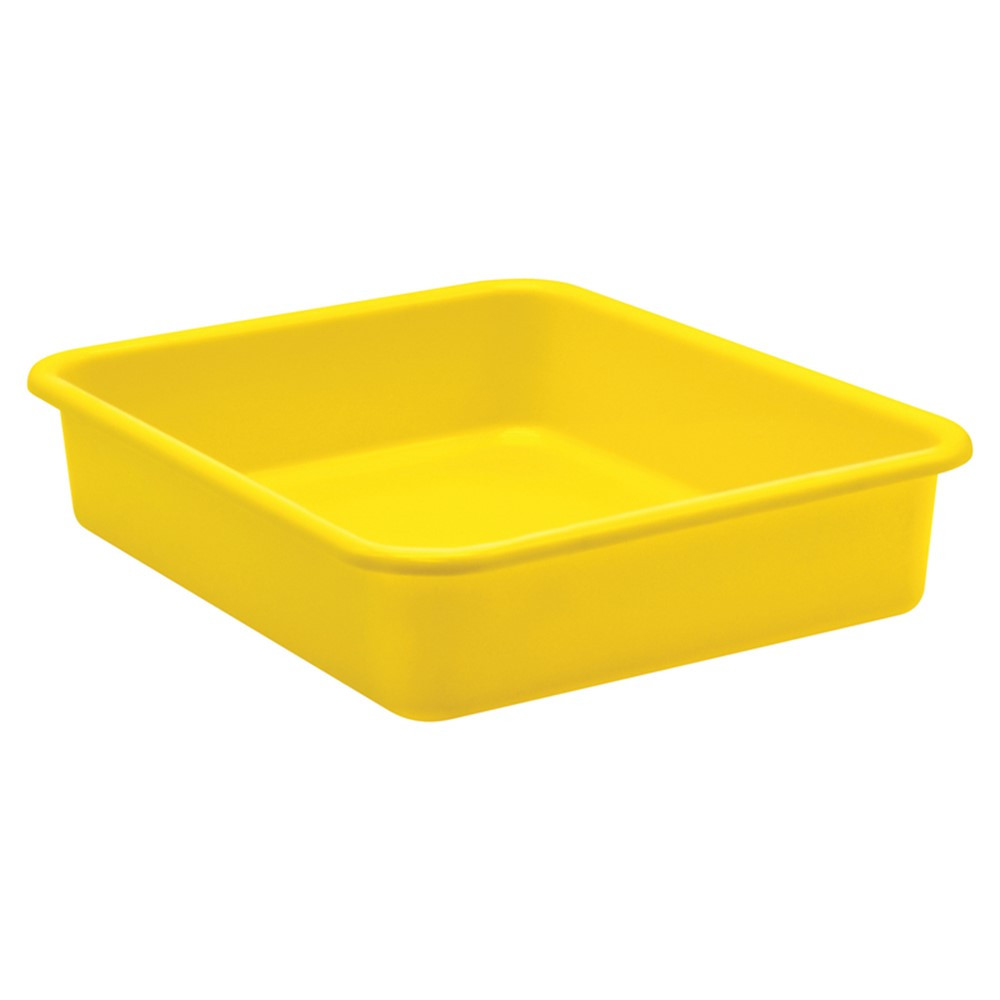 Yellow Large Plastic Letter Tray - TCR20440 | Teacher Created Resources | Storage Containers