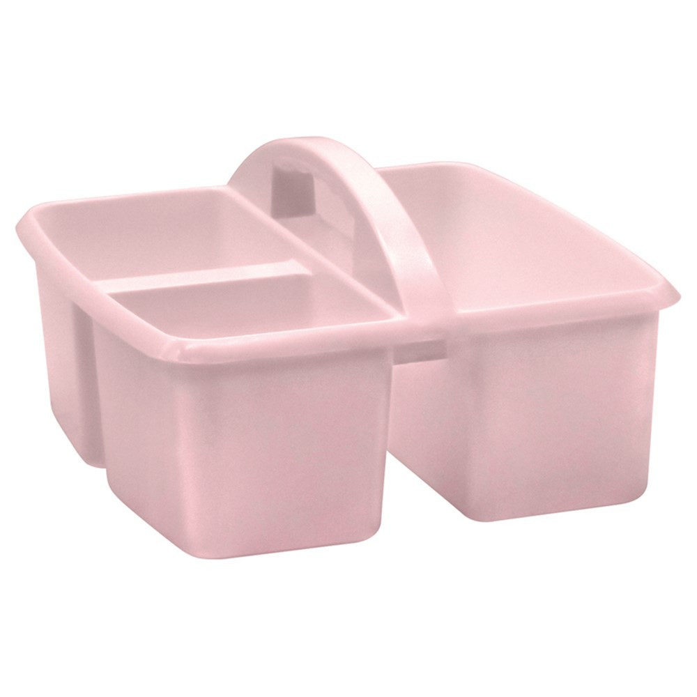 Blush Plastic Storage Caddy - TCR20444 | Teacher Created Resources | Storage Containers