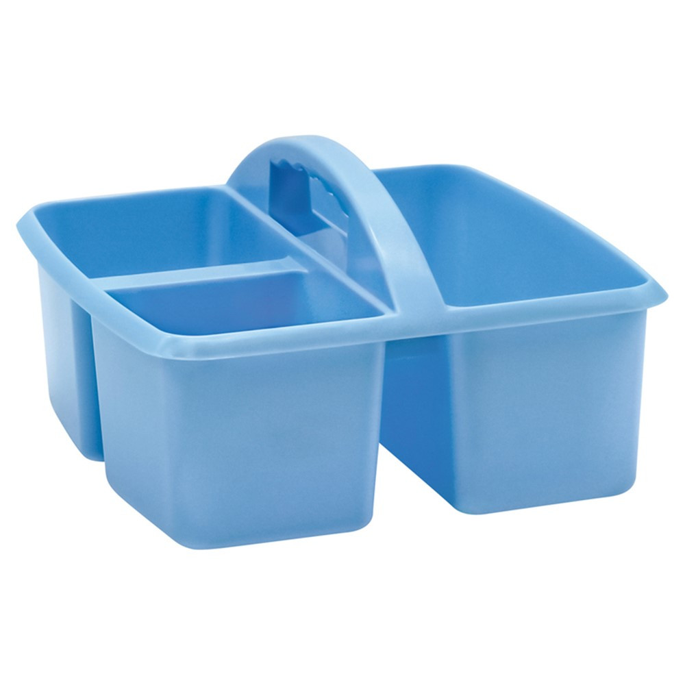 Light Blue Plastic Storage Caddy - TCR20446 | Teacher Created Resources | Storage Containers