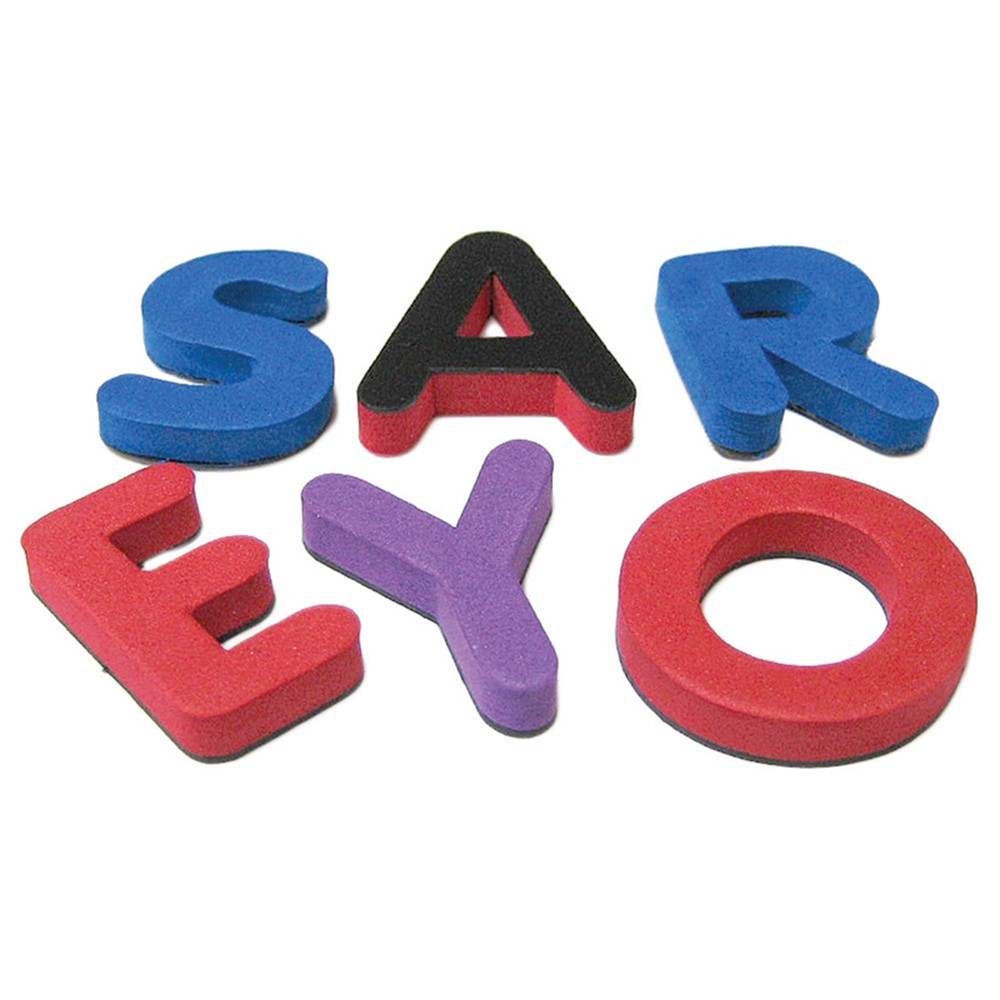TCR20624 - Magnetic Foam Small Uppercase Letters in Magnetic Letters