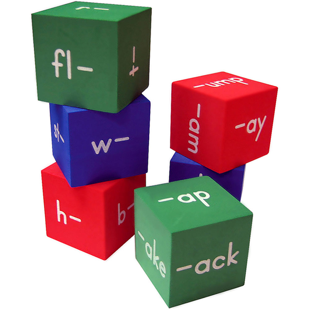 TCR20633 - Foam Word Families Cubes in Word Skills