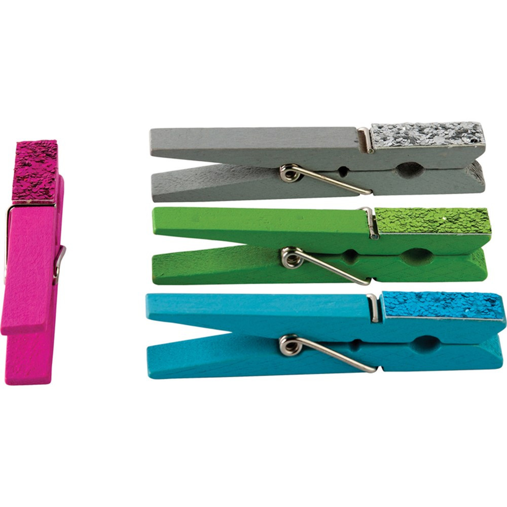 TCR20648 - Glitter Clothespins in Clothes Pins