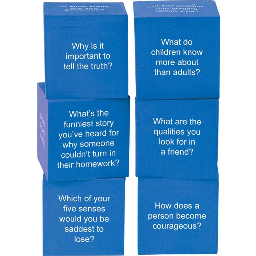 TCR20702 - Foam Life Question Cubes in Classroom Activities
