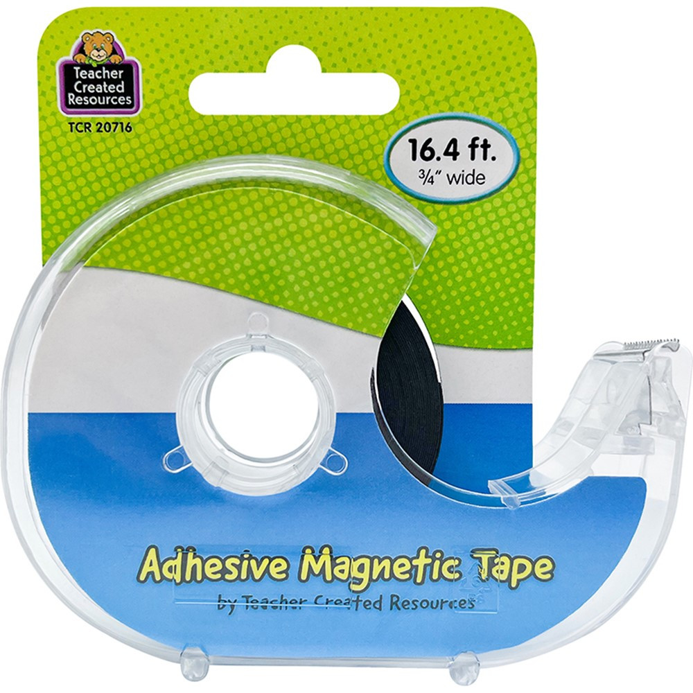 Adhesive Magnetic Tape, 3/4 x 16.4ft - TCR20716 | Teacher Created Resources | Adhesives"