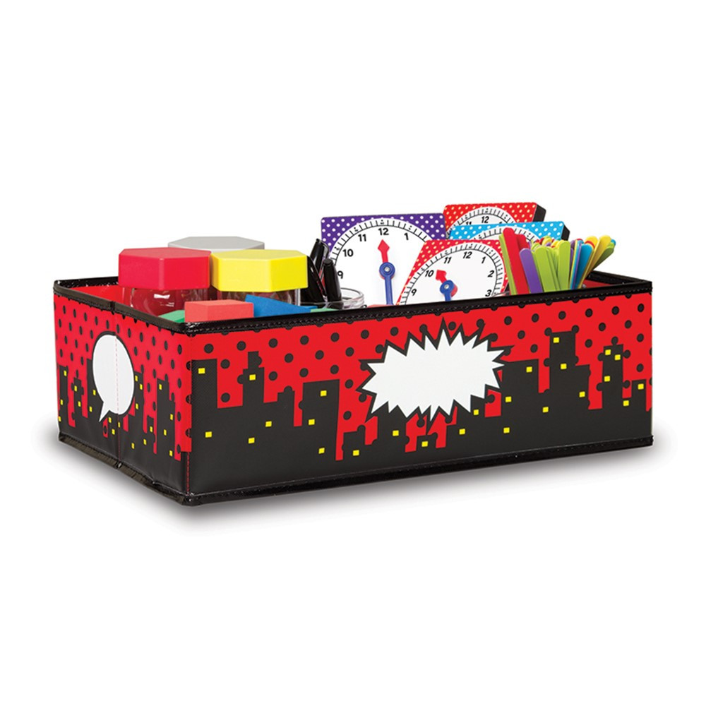 TCR20768 - Superhero Storage Bins Med 16X11x5 in Storage Containers