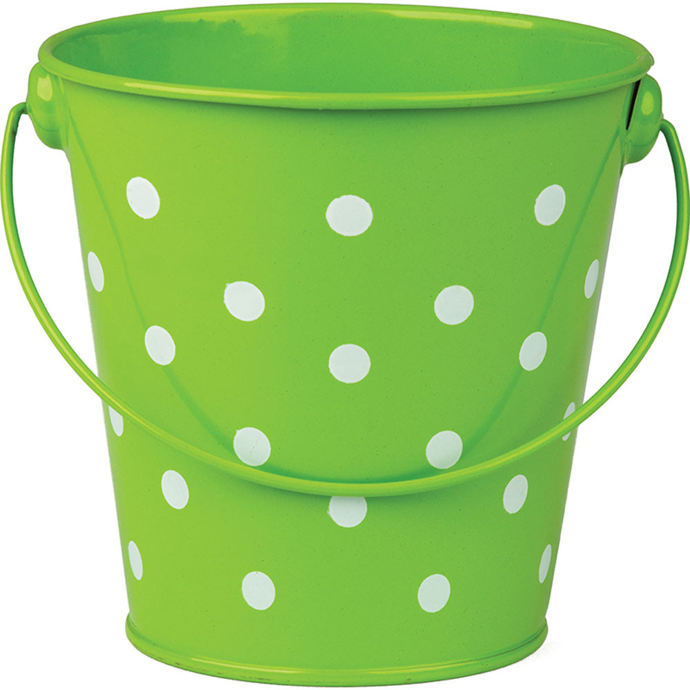 TCR20824 - Lime Polka Dots Bucket in Sand & Water