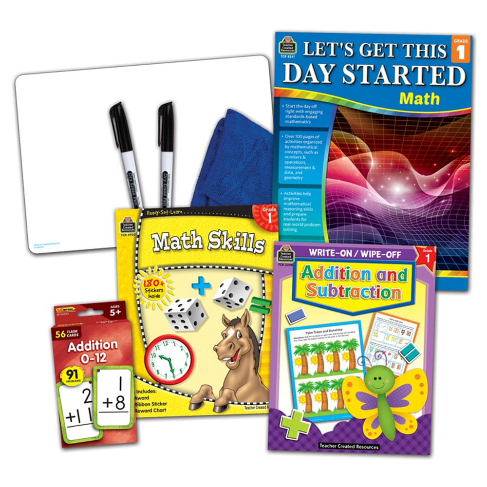 Learning Together: Math Grade 1 Home Learning Set - TCR2088501 | Teacher Created Resources | Activity Books