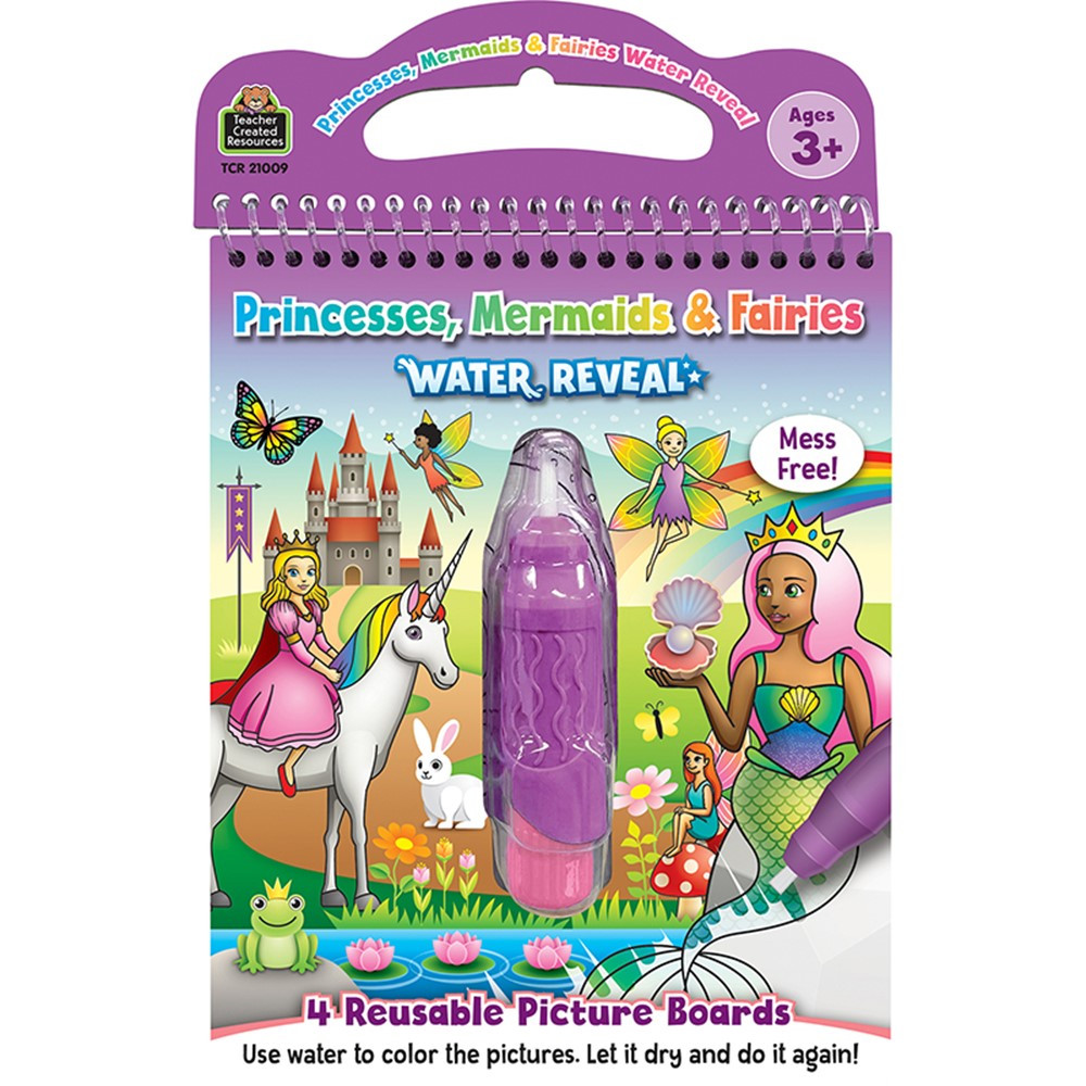 Princesses, Mermaids & Fairies Water Reveal - TCR21009 | Teacher Created Resources | Art & Craft Kits