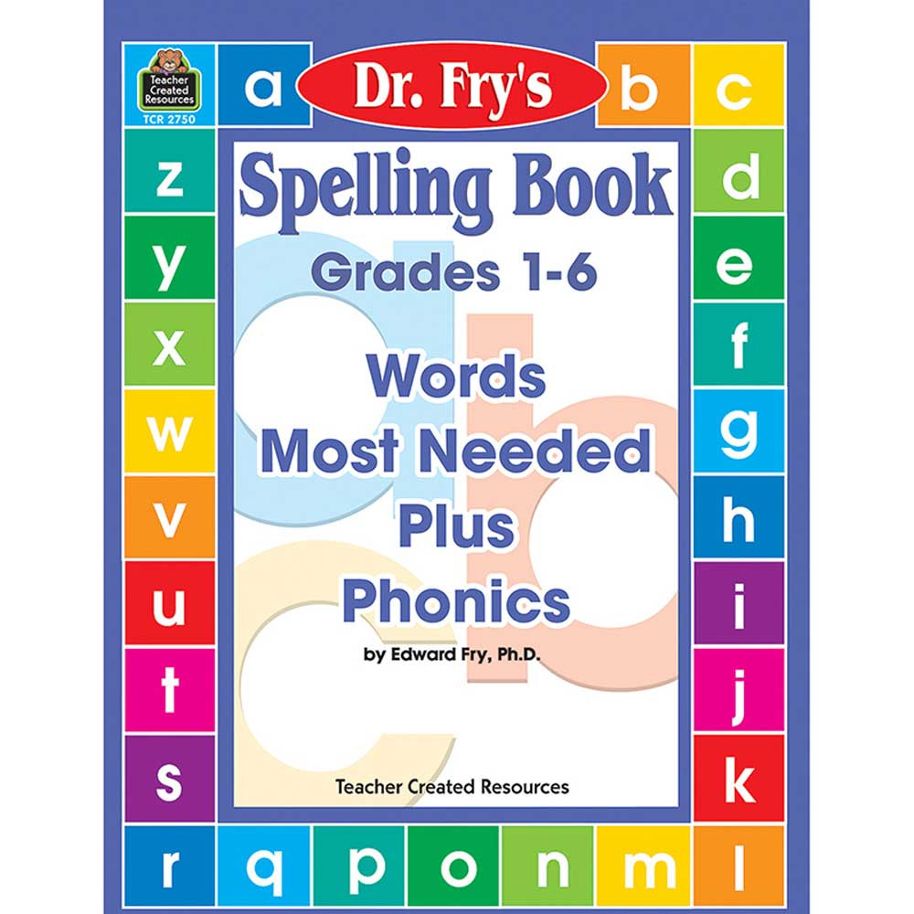 TCR2750 - Spelling Book Words Most Needed Plus Phonics in Spelling Skills