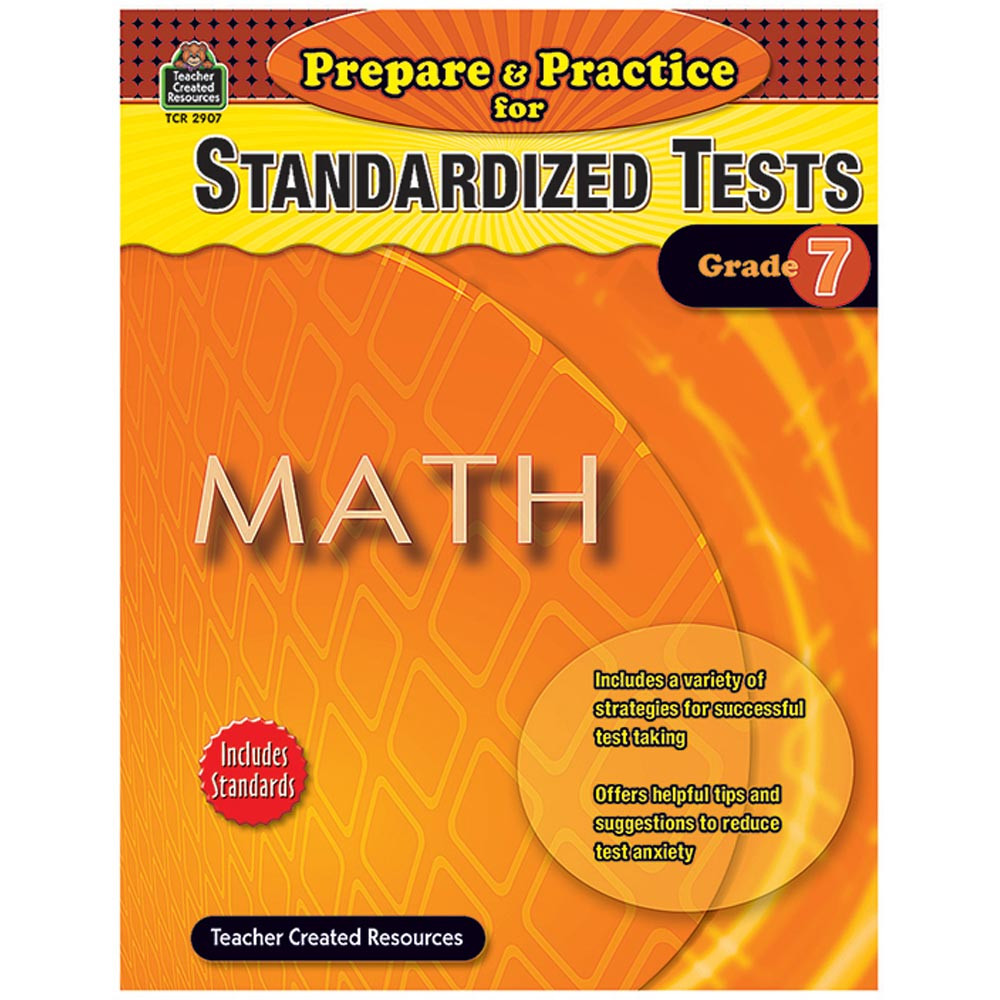 TCR2907 - Prepare & Practice For Standardized Tests Math Gr 7 in Math