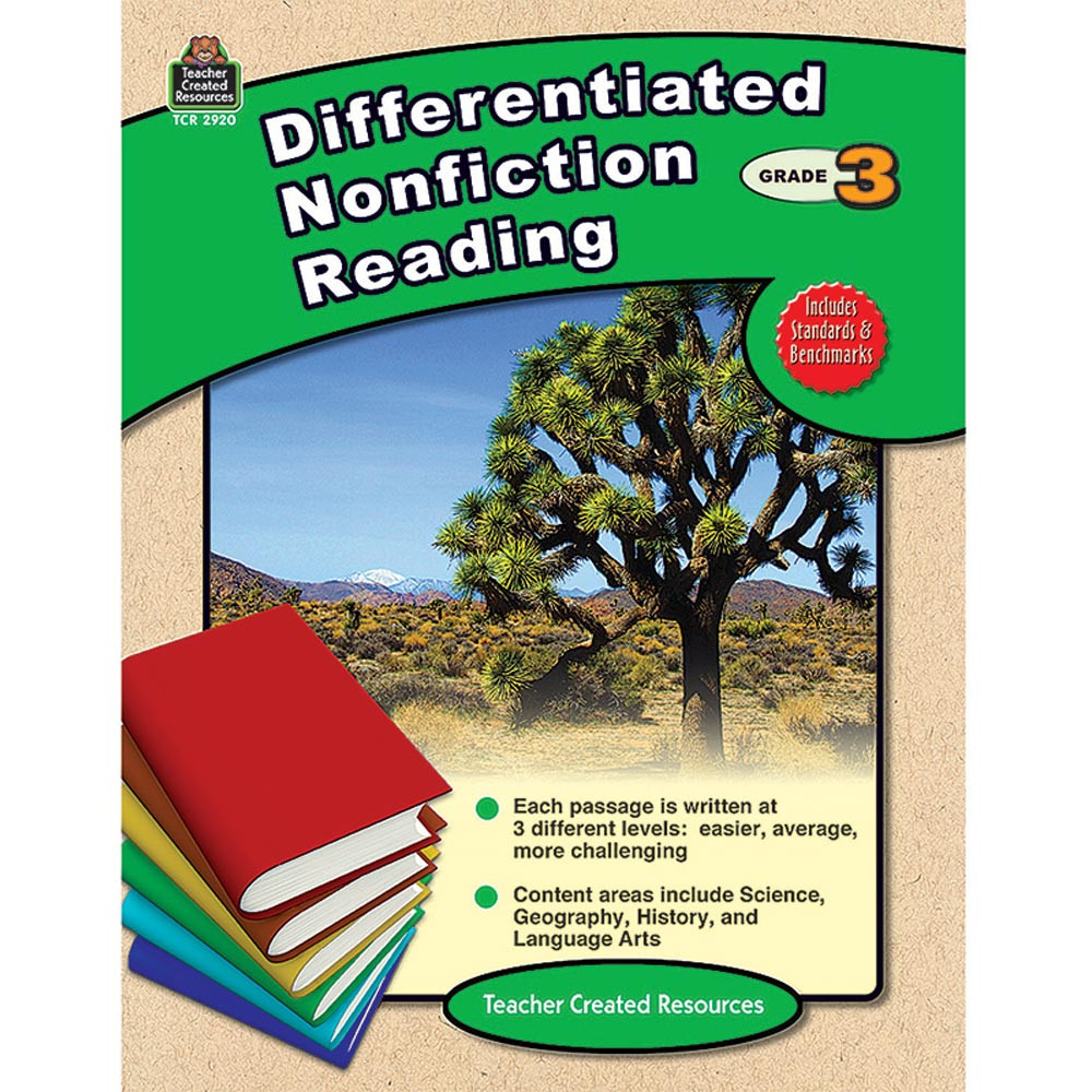 TCR2920 - Differentiated Nonfiction Reading Gr 3 in Reading Skills