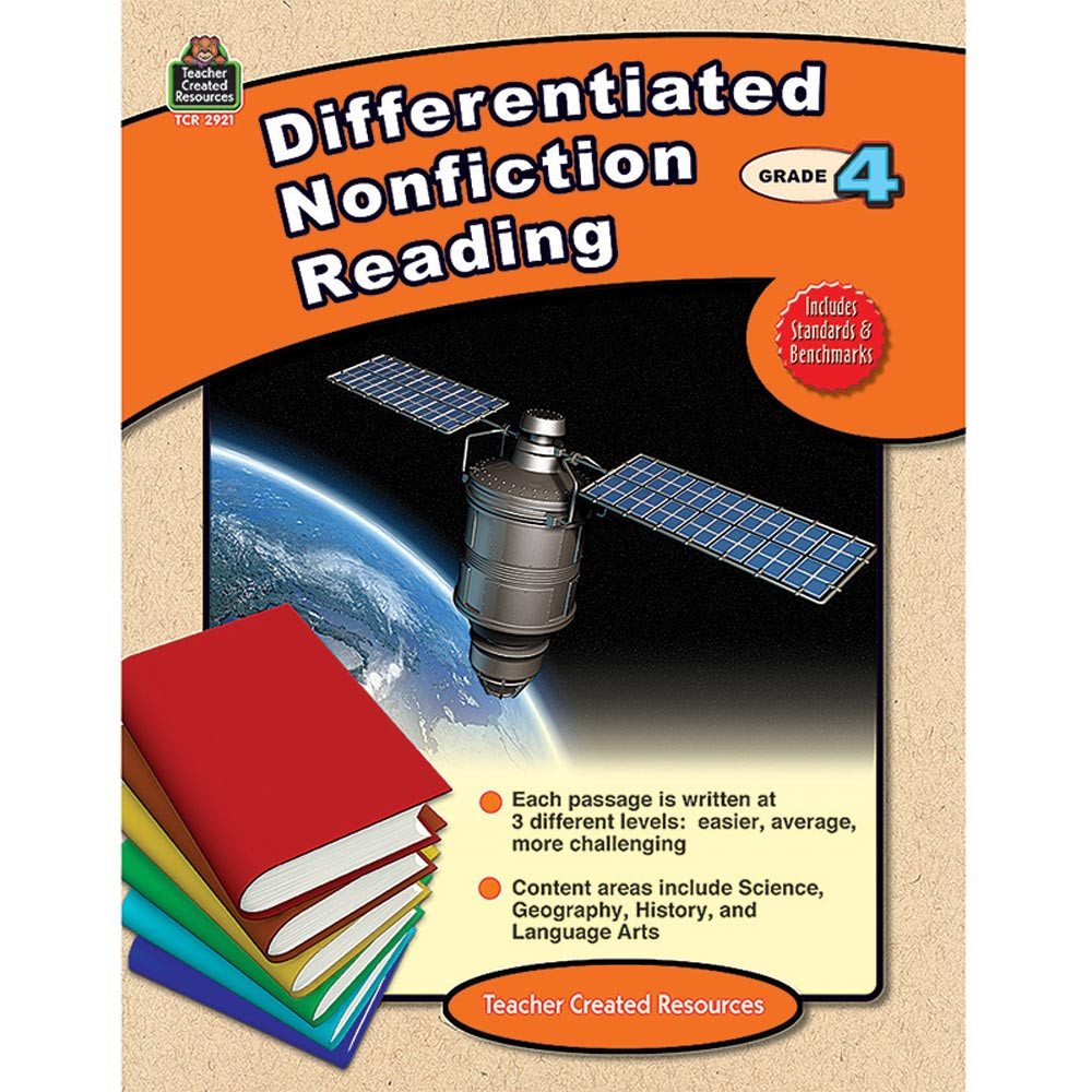 TCR2921 - Differentiated Nonfiction Reading Gr 4 in Reading Skills