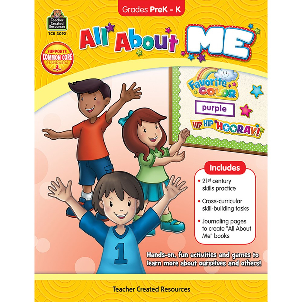 TCR3092 - All About Me Resource Book in Self Awareness