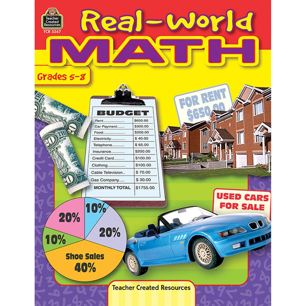 TCR3267 - Real World Math Gr 5-8 in Activity Books