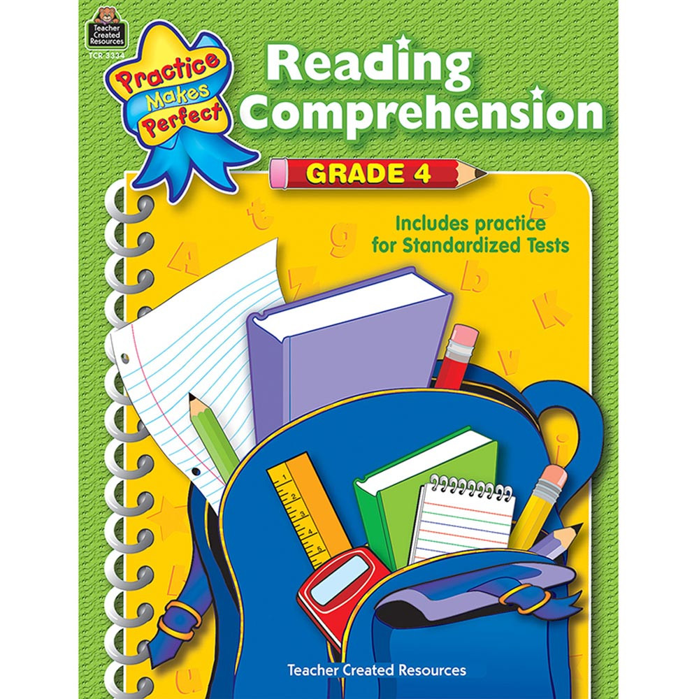 TCR3334 - Reading Comprehension Gr 4 Practice Makes Perfect in Comprehension