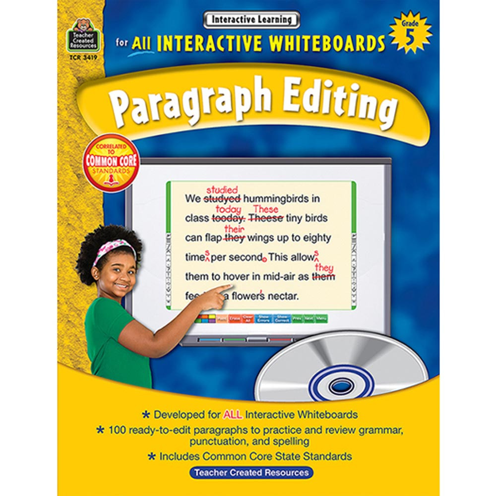 TCR3419 - Paragraph Editing Gr 5 Interactive Learning in Activities