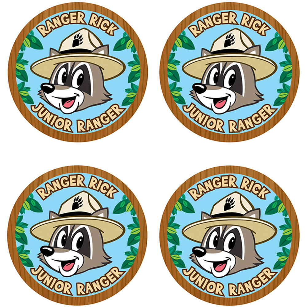 TCR3474 - Ranger Rick Wear Em Badges in Badges