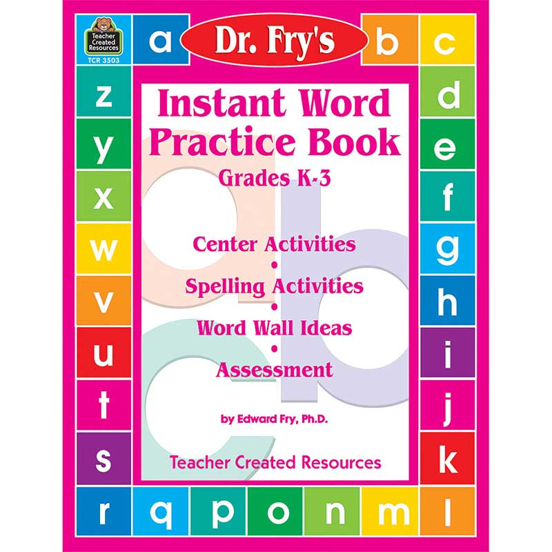 TCR3503 - Instant Word Practice Book Dr Fry in Word Skills